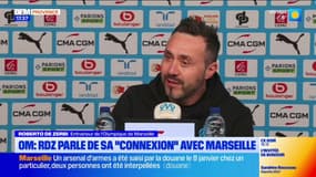 OM: De Zerbi évoque sa "connexion" avec Marseille