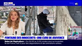 Paris: dans les coulisses de la restauration de la Fontaine des Innocents
