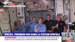 Les premiers mots des astronautes arrivés dans la Station spatiale internationale