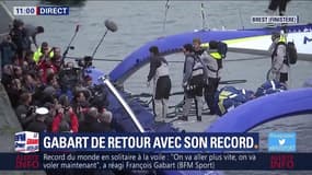 L'émotion de François Gabart pour son retour triomphal à Brest