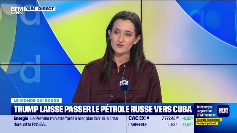 Mathilde Chaminade : Trump laisse passer le pétrole russe vers Cuba - 31/03