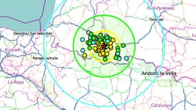 Tremblement de terre dans le secteur de Lourdes (BCSF)