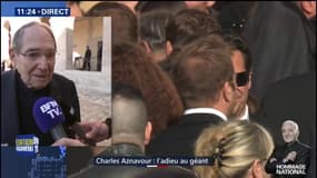 Ami de Charles Aznavour, Robert Hossein salue un hommage "parfaitement mérité"