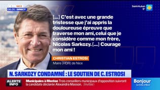 Nicolas Sarkozy condamné : Christian Estrosi, maire de Nice, lui apporte son soutien