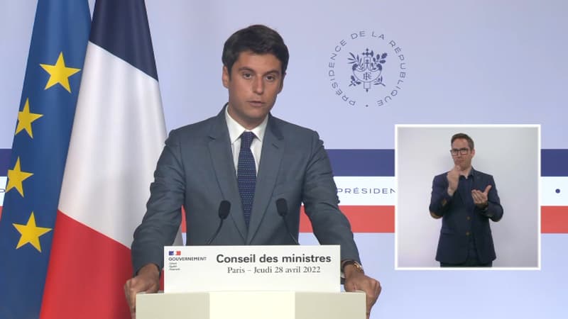 Remaniement: pour Attal, pas de nouveau gouvernement avant au moins une semaine