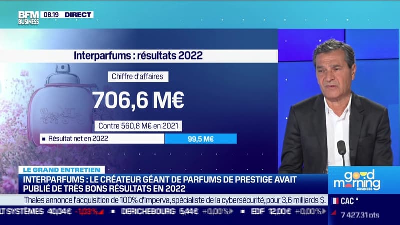 Philippe Bénacin (Interparfums) : Interparfums avait publié de très bons résultats en 2022 - 25/07