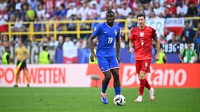 Youssouf Fofana lors du match France-Pologne (1-1, Euro), le 25 juin 2024