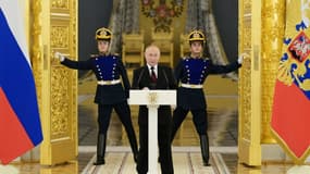 Le président russe Vladimir Poutine le 1er décembre 2021 à Moscou