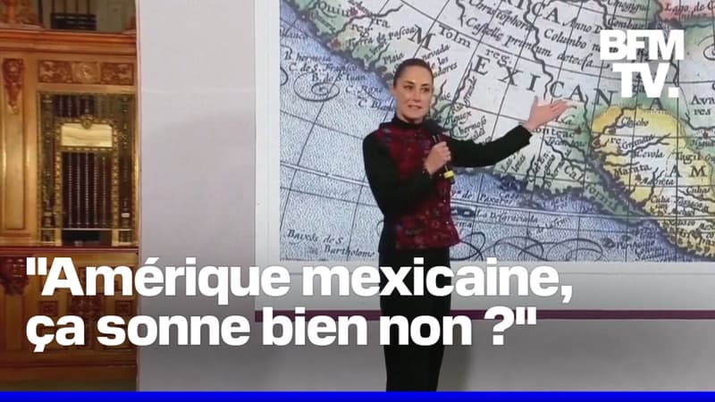 La présidente du Mexique propose ironiquement de renommer les États-Unis 