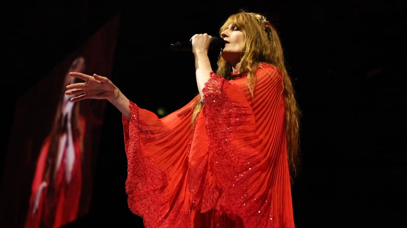 La chanteuse Florence Welch, du groupe Florence and the Machine, en 2022