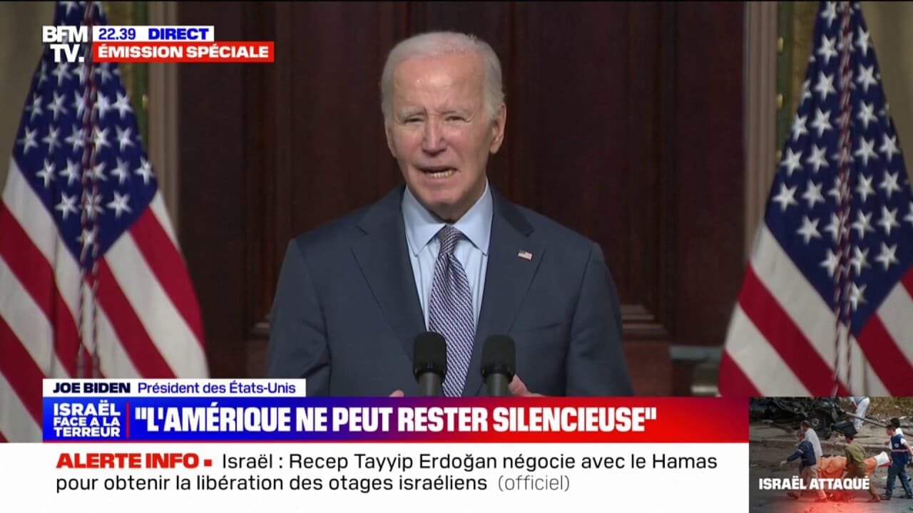 Joe Biden Annonce Envoyer Une Aide Militaire Suppl Mentaire En Isra L Avec Des Munitions Une