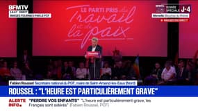 "À Paris, comme à Berlin, on présente la guerre comme inévitable", déplore Fabien Roussel (PCF)