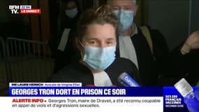 Georges Tron condamné: selon son avocate, "Virginie Ettel n'était pas venue avec une idée de revanche"