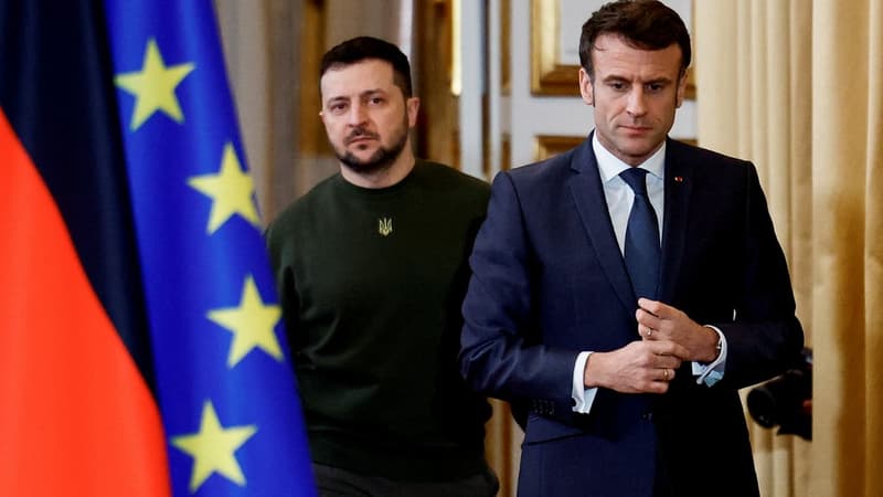 Guerre en Ukraine: Macron et Zelensky vont se rendre ensemble au sommet de l'UE à Bruxelles