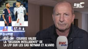 PSG-OM : Courbis valide la "décision intelligente" de la LFP sur les cas Neymar et Alvaro