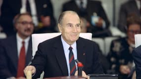 François Mitterrand, le 21 novembre 1990 à Paris