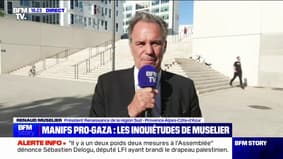 Mobilisation propalestinienne à Marseille: Renaud Muselier (président Renaissance de la région Sud - Provence-Alpes-Côte-d'Azur) dénonce "une dérive communautaire invraisemblable"