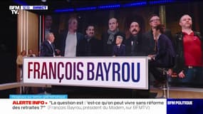 François Bayrou, président du Modem, sur la réforme des retraites: "Je ne considère pas les syndicats comme des emmerdeurs"