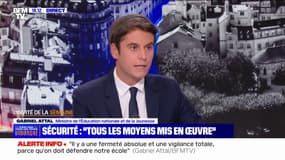 Gabriel Attal sur l'élève interpellé au Petit-Quevilly: "Je veux saluer le travail de très grande vigilance de nos personnels"