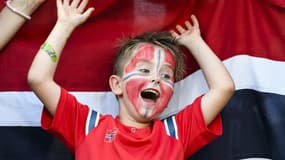 Jeune supporter norvégien