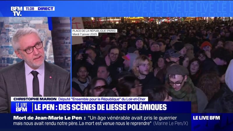 Rassemblements pour célébrer la mort de Jean-Marie Le Pen: 