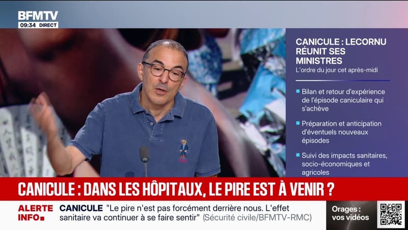 Canicule: "On a vu des morts de la précarité", affirme Wilfrid Sammut, médecin urgentiste
