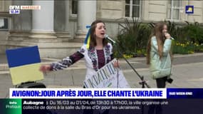Avignon : jour après jour, Oksana chante l'Ukraine