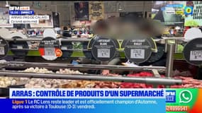 Opération de contrôles dans un supermarché arrageois.