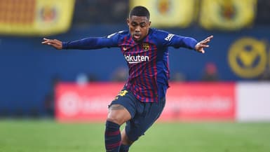Malcom lors du match Villarreal-Barça , le 2 avril 2019 (4-4, Liga)