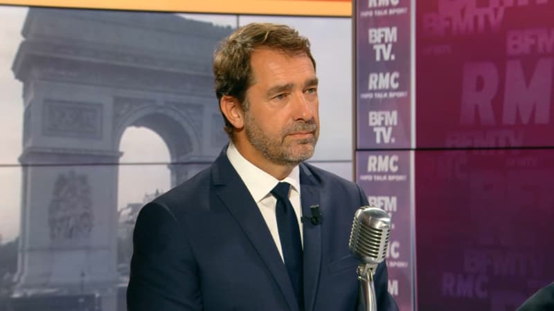 Christophe Castaner sur BFMTV-RMC, le 28 août. 