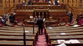 L'Hémicycle du Sénat. 