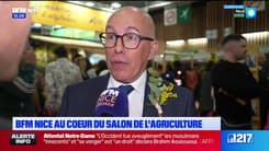 Salon de l'agriculture: Éric Ciotti, présent en "soutien" aux agriculteurs, attaque de nouveau l'OFB