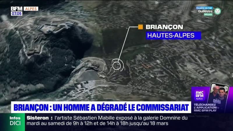 Briançon: un homme a dégradé le commissariat
