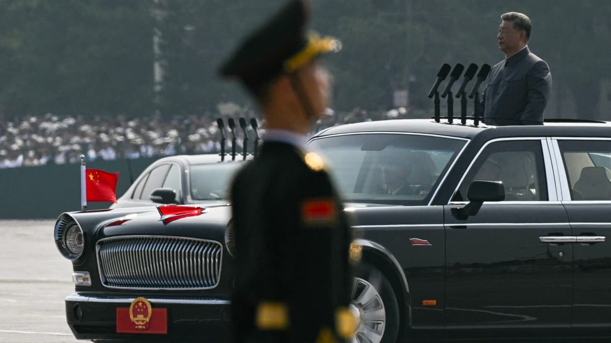 President Xi Jinping began his inspection of the troops during a military parade at the Tiananmen Square in Beijing, on September 3, 2025. President Xi Jinping began his inspection of the troops during a military parade at the Tiananmen Square in Beijing, on September 3, 2025.