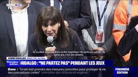 "Ne partez pas, c’est une connerie": Anne Hidalgo exhorte les Parisiens à rester pendant les JO