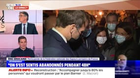 Emmanuel Macron face à la douleur des sinistrés (1/4) - 07/10