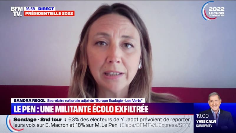 Conférence de Le Pen perturbée: pour Sandra Regol, la militante 
