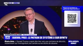 Négociations commerciales: "Les plus grandes entreprises demandent de 5 à 7% de hausse", indique Dominique Schelcher (PDG de Coopérative U)