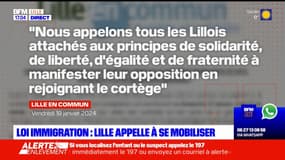 Lille: appel à la mobilisation contre la loi immigration ce dimanche