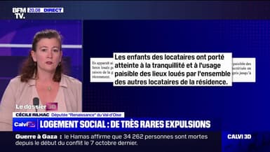 Famille expulsée d'une HLM: "L'État répond à une demande des habitants de ces quartiers", estime Cécile Rilhac, députée "Renaissance" du Val-d'Oise