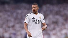 Kylian Mbappé lors du match Real Madrid-Getafe (2-0, Liga), le 1er décembre 2024