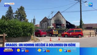 Orages : un homme mort à Dolomieu en Isère