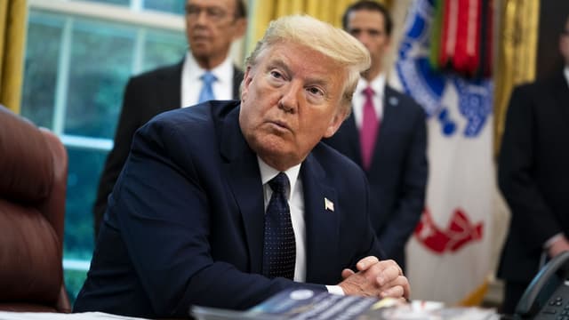 Donald Trump à la Maison-Blanche le 28 mai 2020.