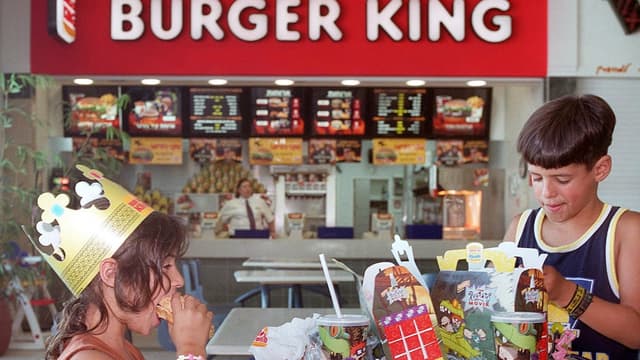 Un restaurant Burger King israélien en 1999, avant que la franchise ne fasse faillite. 