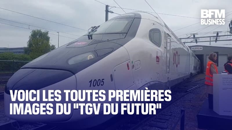 Voici les toutes premières images du &quot;TGV du futur&quot;