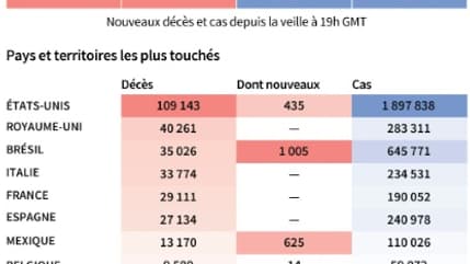 Covid 19 : bilan mondial