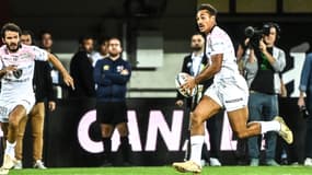 Dimitri Delibes avec le Stade Toulousain le 2 octobre 2022