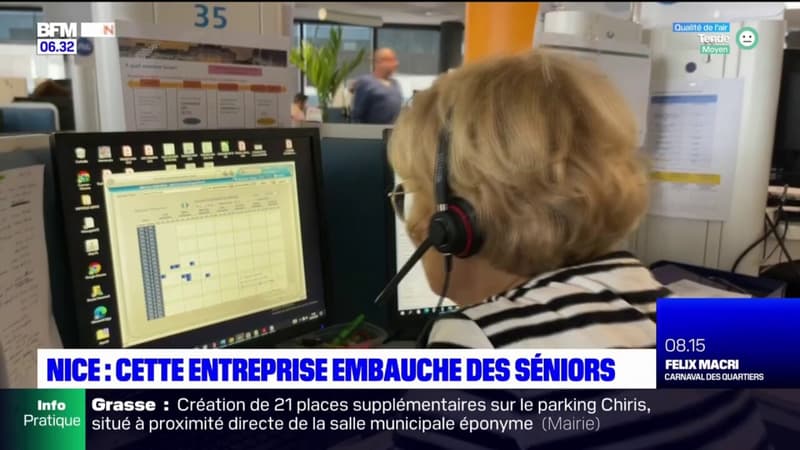 Nice: une entreprise qui embauche des séniors