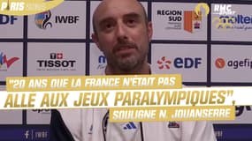 Basket-fauteuil : “20 ans que la France n'était pas allé aux jeux paralympiques, souligne Nicolas Jouanserre