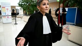 Béatrice Zavarro, l'avocate de Dominique Pelicot, au tribunal d'Avignon, le 16 septembre 2024 dans le Vaucluse.